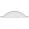 Ekena Millwork Segment Arch W/ Flankers 4 Spoke Architectural Grade PVC Pediment, 80"W x 21"H x 2-1/2"P PEDPS080X210SGF04 - alternate 2